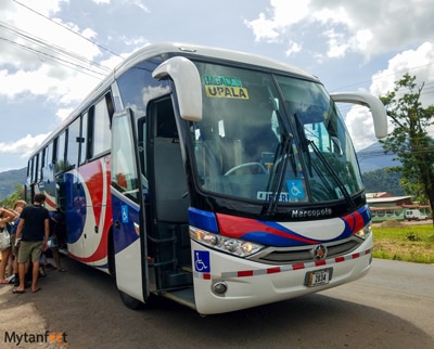 Upala bus from Liberia