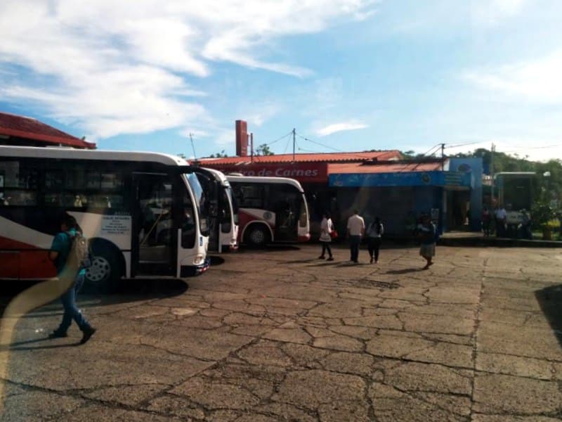 bus from Playa Jaco to Manuel Antonio National Park - Quepos bus station