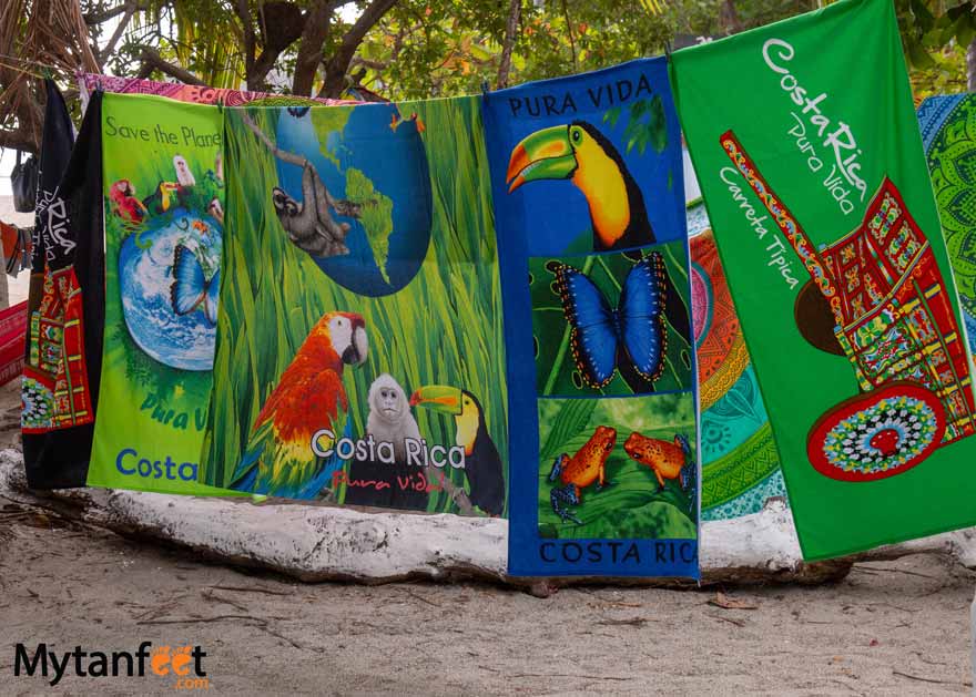 Costa Rican souvenirs - towels