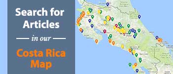 成本a Rica Destinations Map
