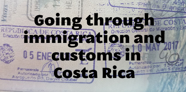 immigration and customs in Costa Rica SJO and LIR AIrport featured