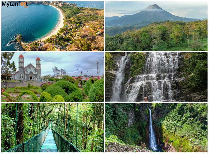 Beautiful destinations in Costa Rica