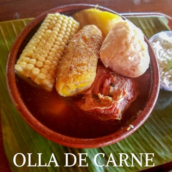 Olla de carne -Costa Rican beef stew